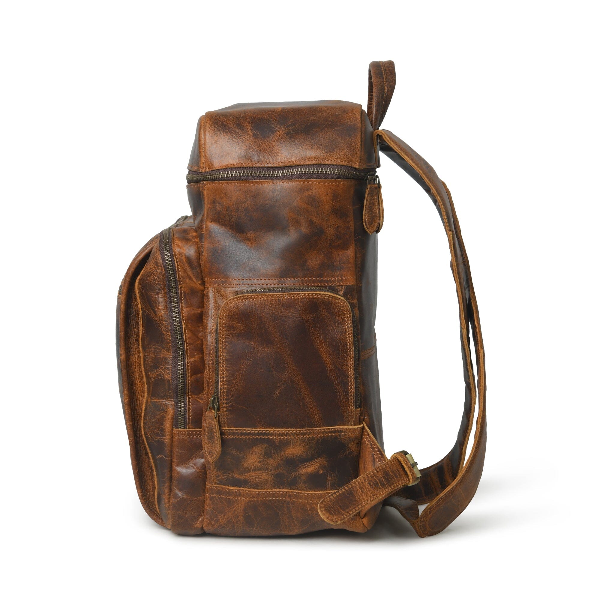 Leather Travel Backpack