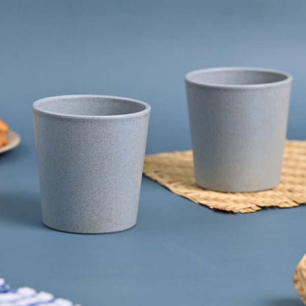 Earth Friendly Small Drinking Glass for Kids | Set of 2