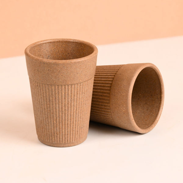 Earth Friendly Statement Chai Cups | Set of 2