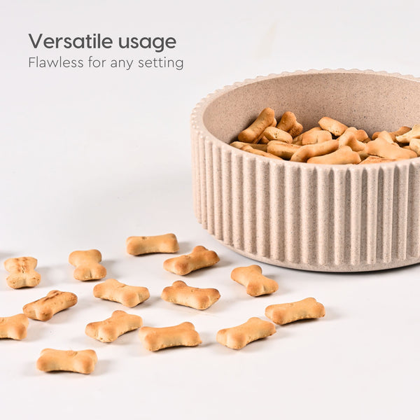 Earth Friendly Ecocog Dog Food Bowl with Rakhi | Set of 1, 750 ml