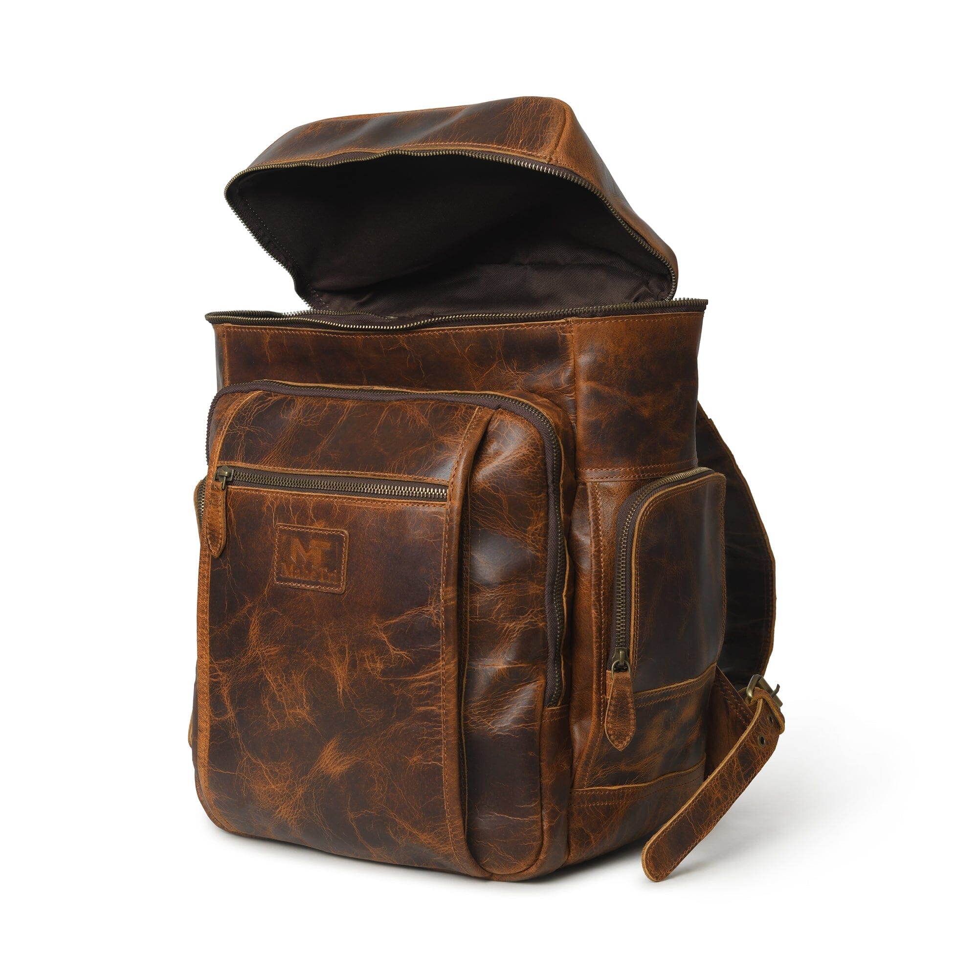 Leather Travel Backpack
