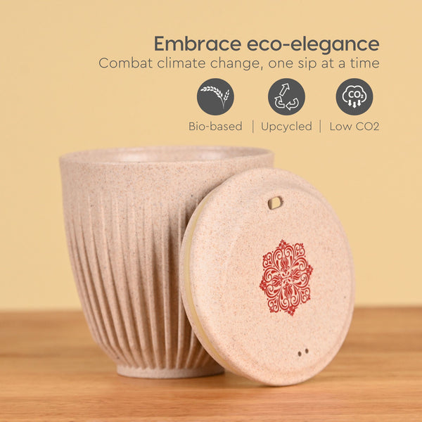 Earth Friendly Gifts For Family and Friends | Mandala Printed Mug and Coasters Set of 2