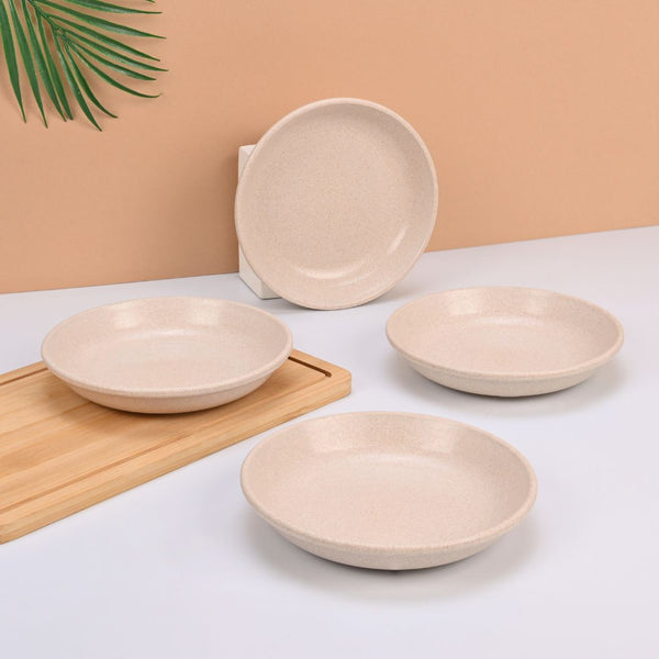 Eha Earth-Friendly Small Plates Set for Snacks | 6 inch Set of 4