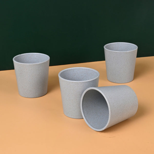 Earth Friendly Small Drinking Glass for Kids | Set of 4