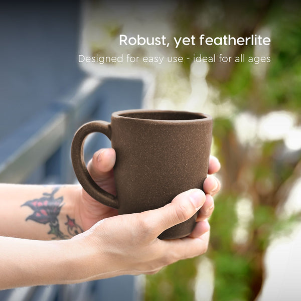 Classic Mug 300 ml | Unbreakable Mugs Made with Rice Husk & Bamboo Fibers