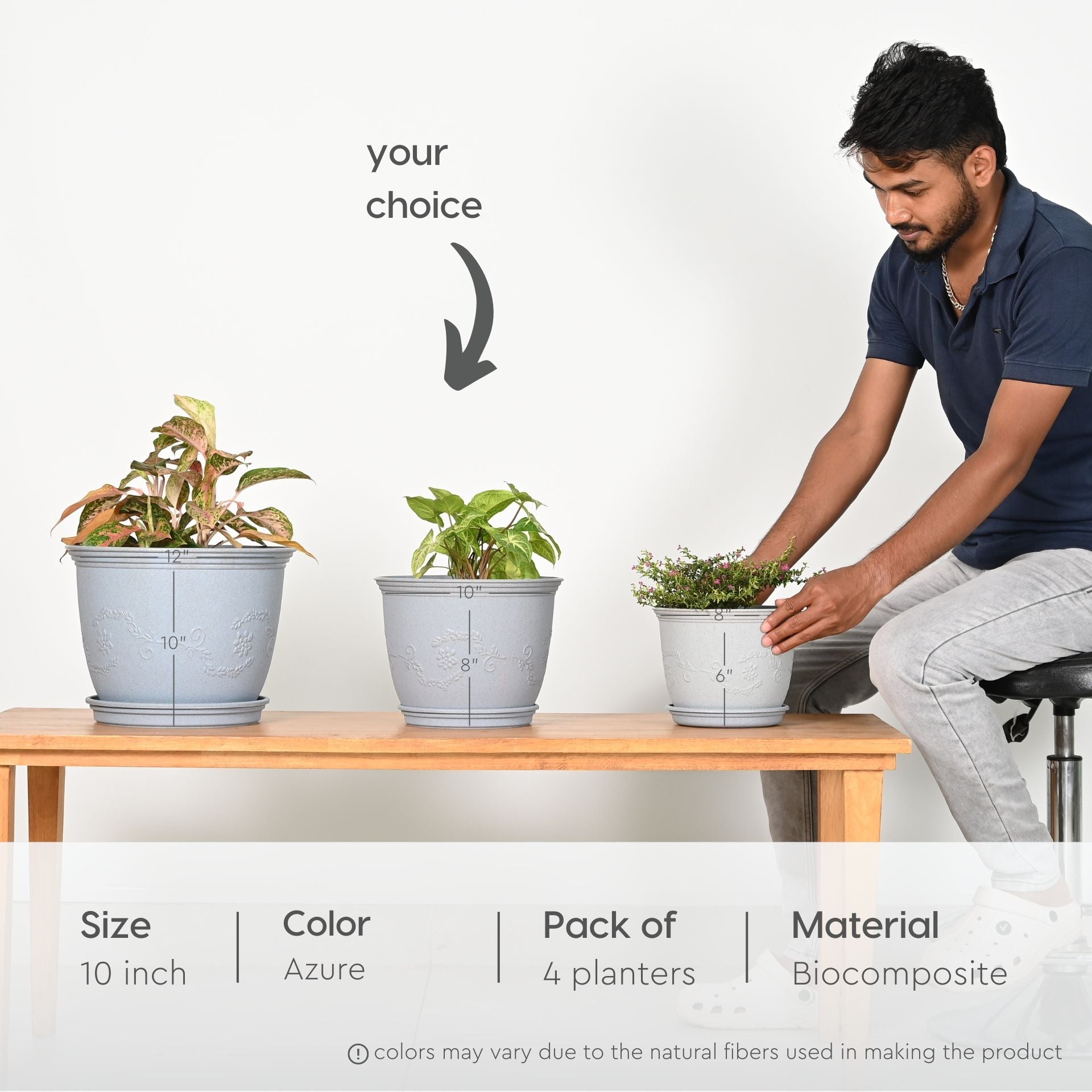 Earth Friendly Planters Leafy 10 image 2