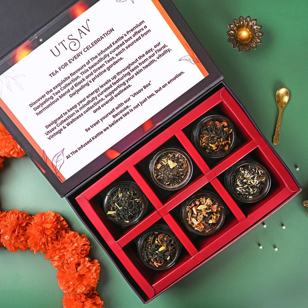 Utsav - 6 Blended Tea In Glass Jars