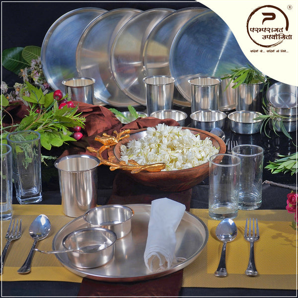 Paramparagat Upyogita Rajsi 13' Dinner Set