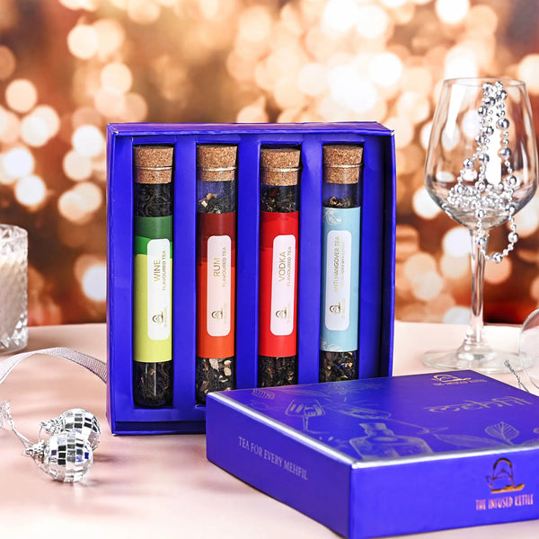 Mehfil Box - 4 Blended Teas In Test Tubes