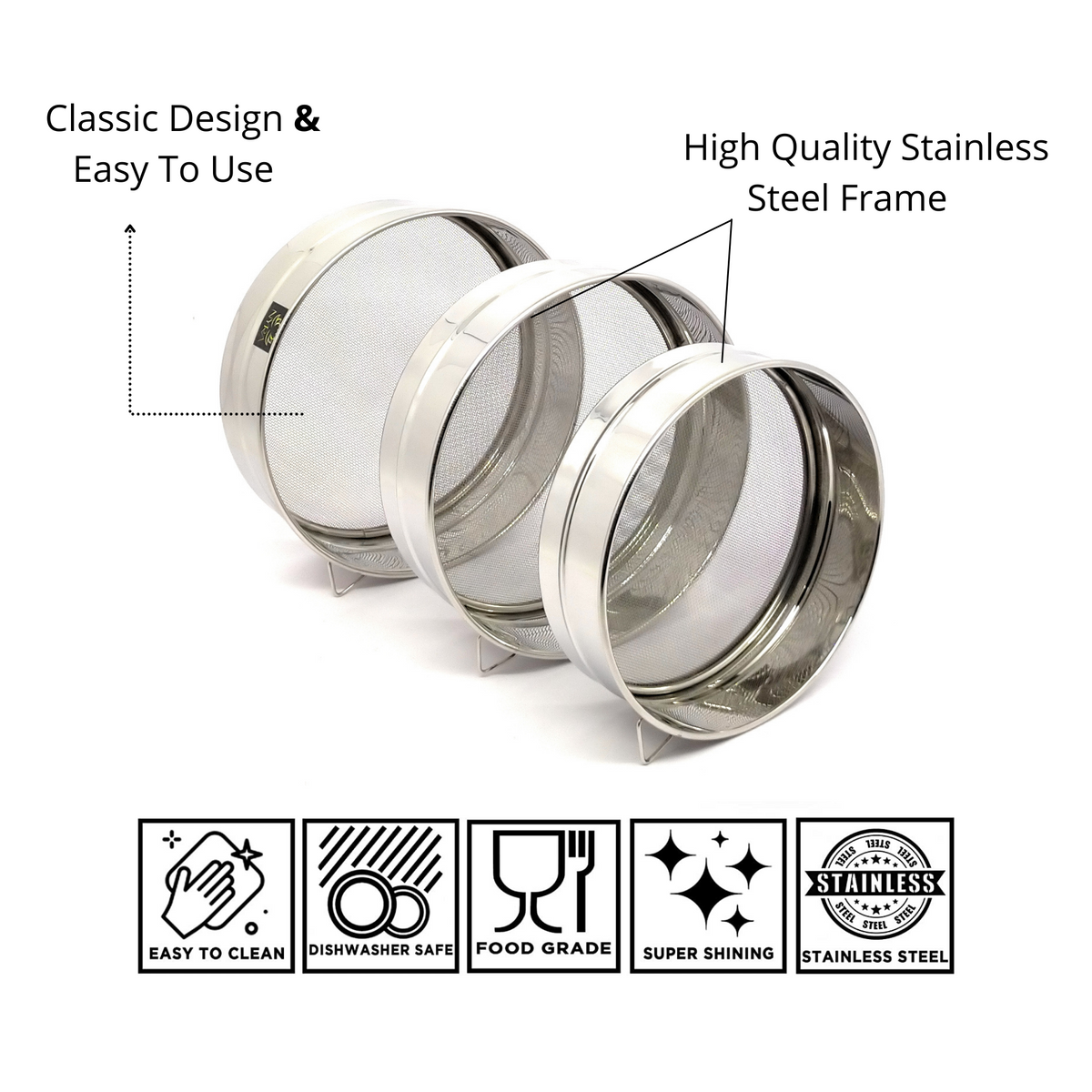 Features of Stainless Steel Fine Mesh Seive