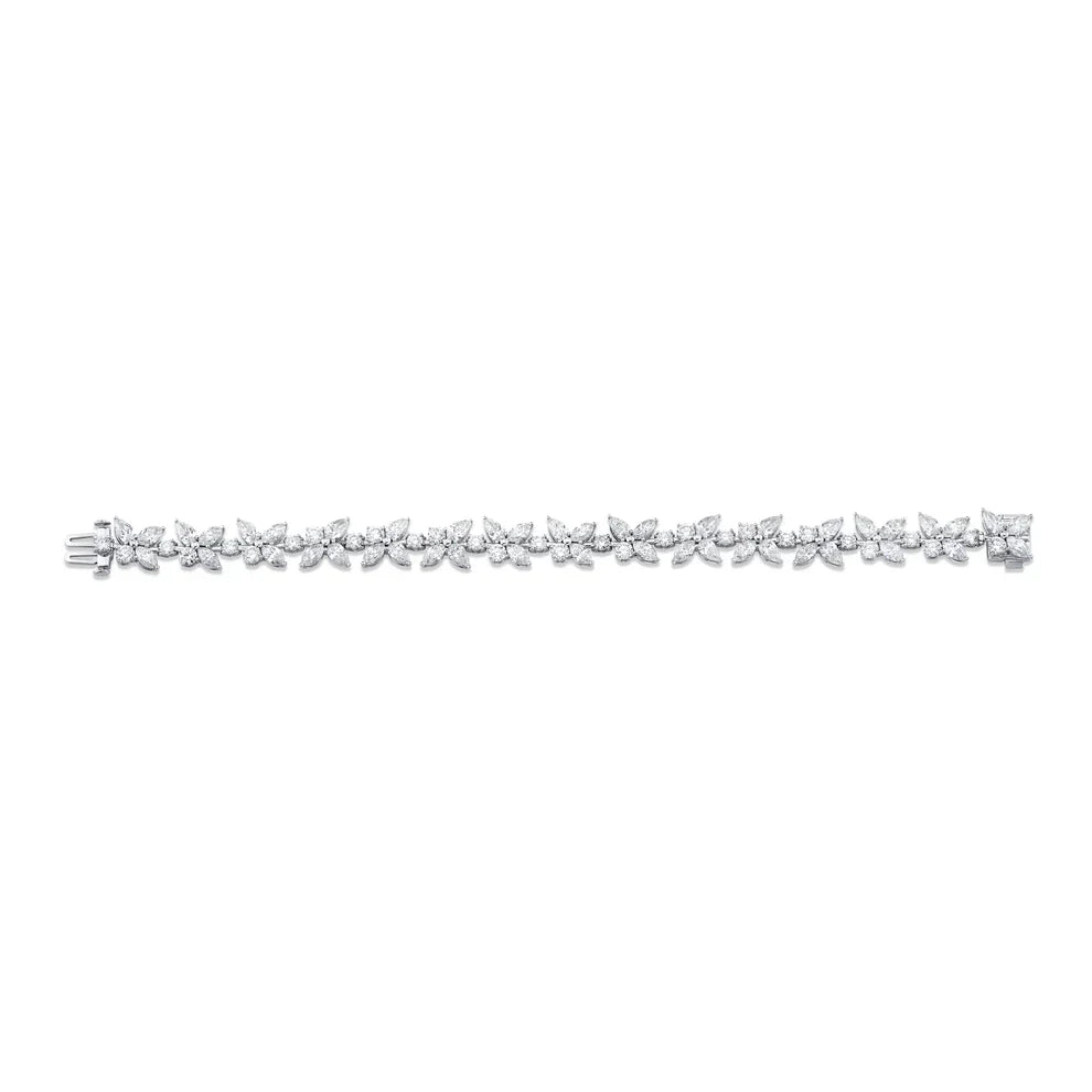 Floral Diamond Bracelet