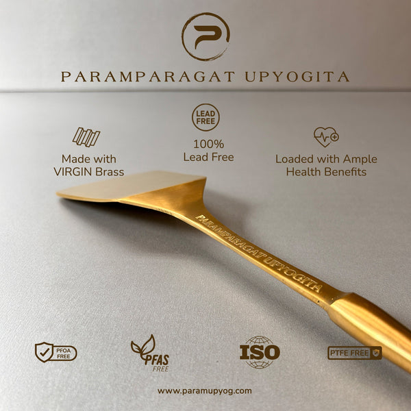 Paramparagat Upyogita Brass Angled Turner