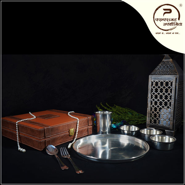 Paramparagat Upyogita Rajsi 11' Single Thali Set