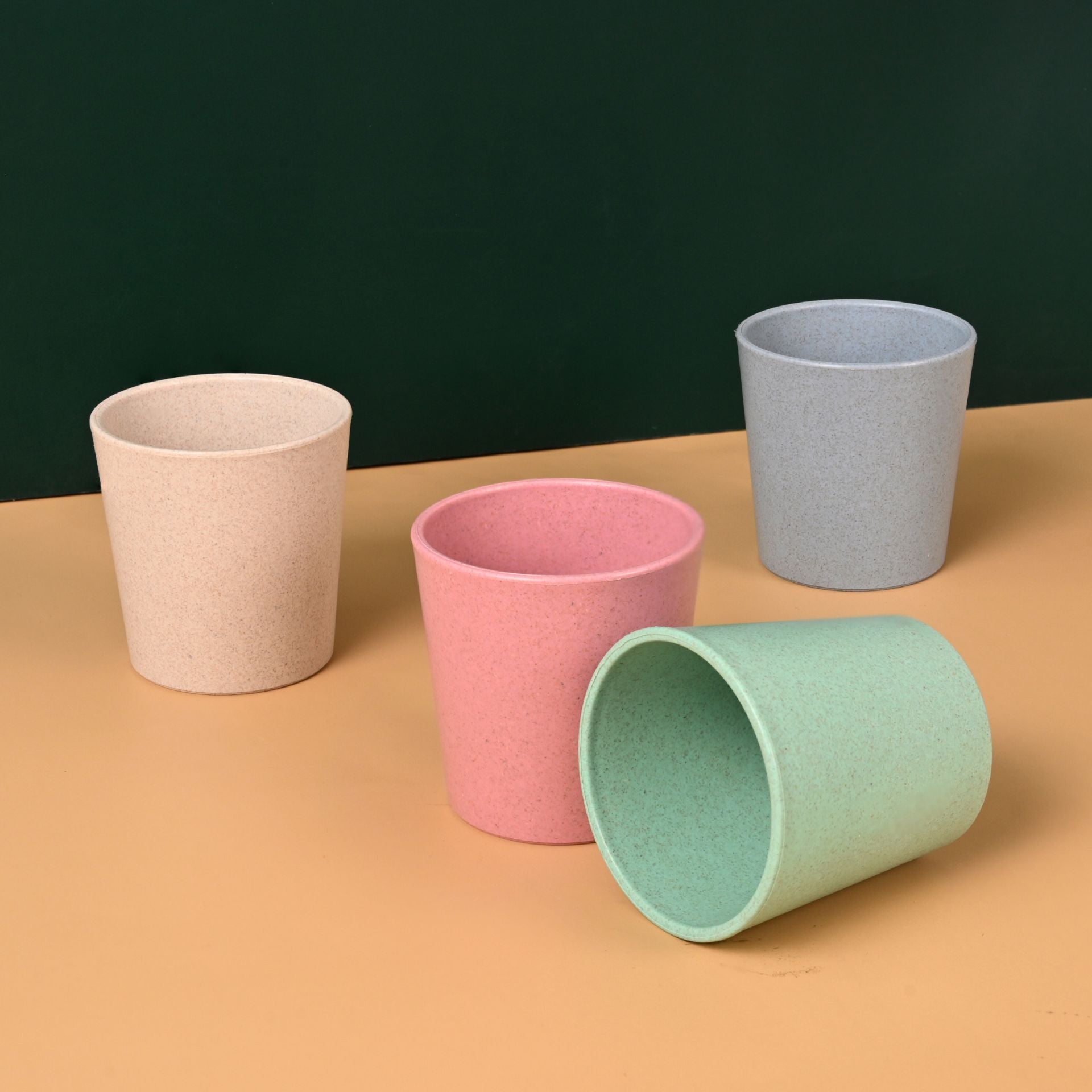 Earth Friendly Small Drinking Glass for Kids | Set of 4