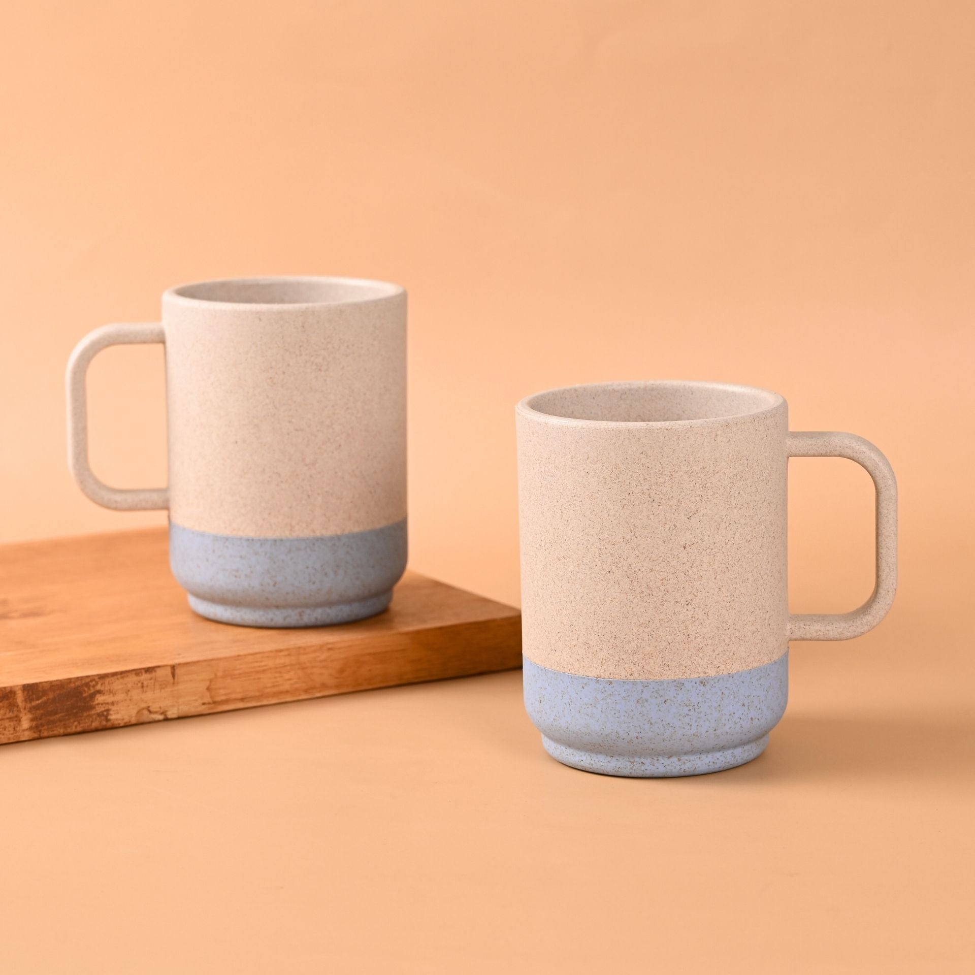 Earth Friendly Dual Java Coffee Mug | Set of 2