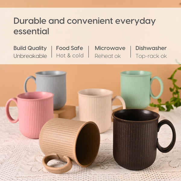 Statement Coffee Mug – Set of 6 | 350 ml