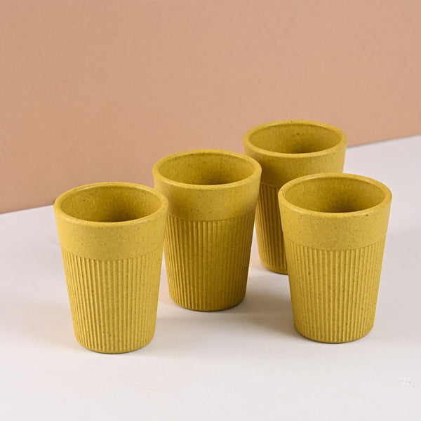 Earth Friendly Statement Chai Cups | Set of 4