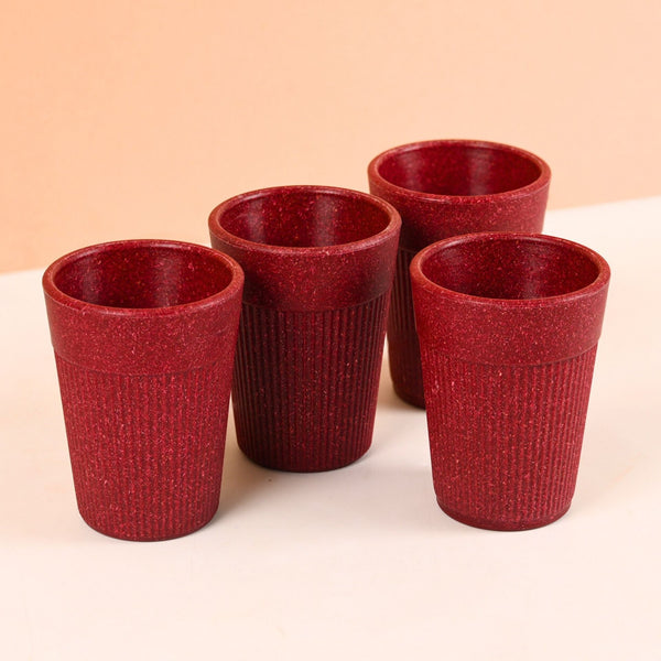 Earth Friendly Statement Chai Cups | Set of 4