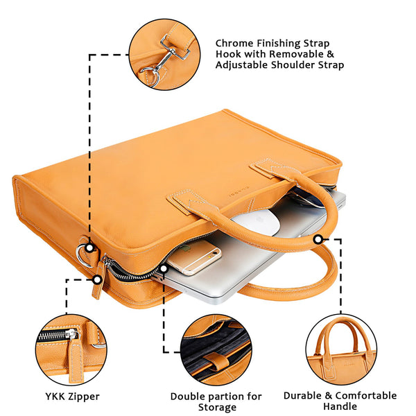 Luxury Leather Office Bag