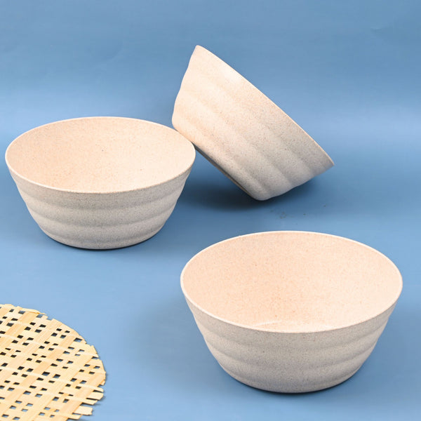 Earth Friendly Bloom Bowl for Serving | Set of 3