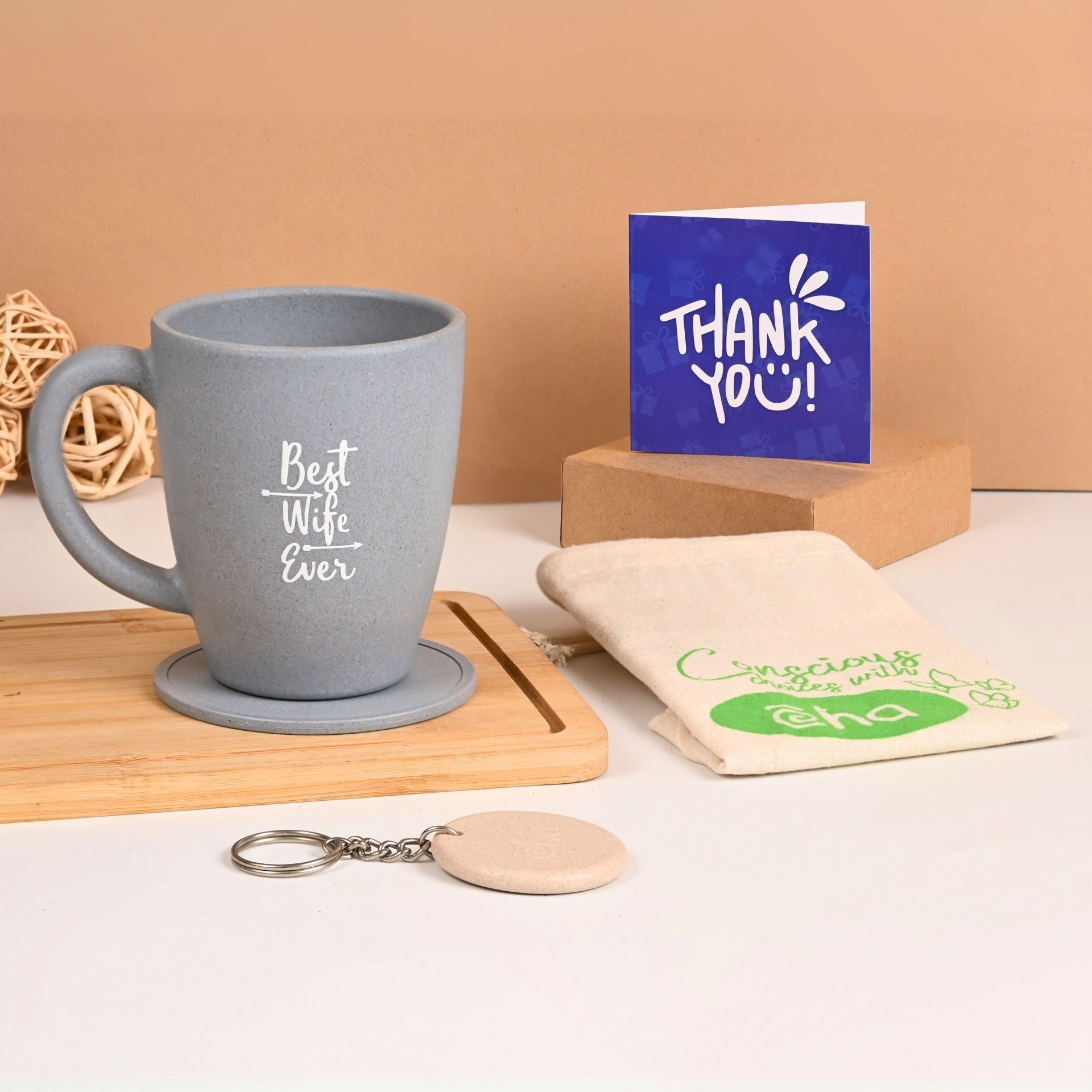 Earth Friendly Best Wife Printed Mug | Set of 1