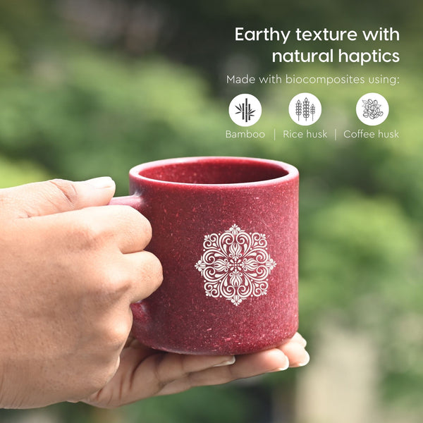 Earth Friendly Gifts | Mandala Printed Mug and Planter