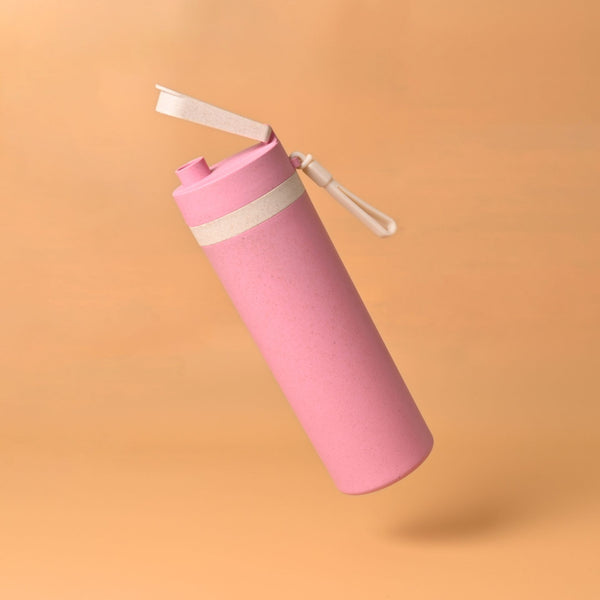 Eco Friendly Insulated Green Water Bottle & Sipper | 600 ml