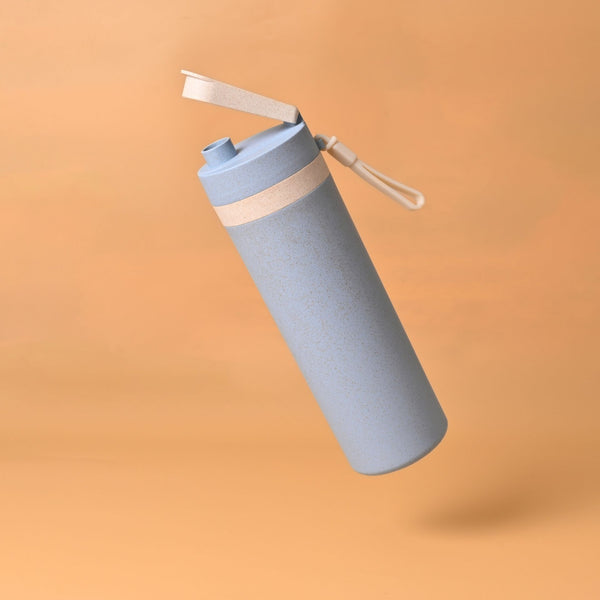 Eco Friendly Insulated Green Water Bottle & Sipper | 600 ml