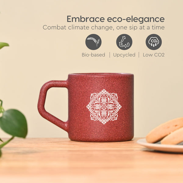 Earth Friendly Gifts | Mandala Printed Mug and Planter