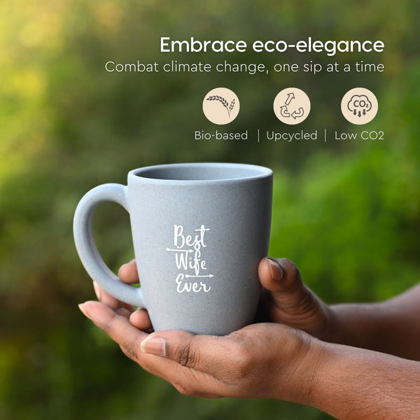 Earth Friendly Best Wife Printed Mug | Set of 1