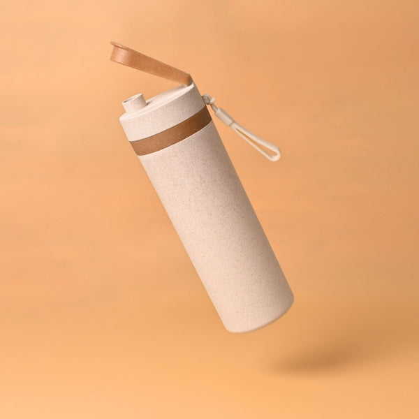 Eco Friendly Insulated Green Water Bottle & Sipper | 600 ml