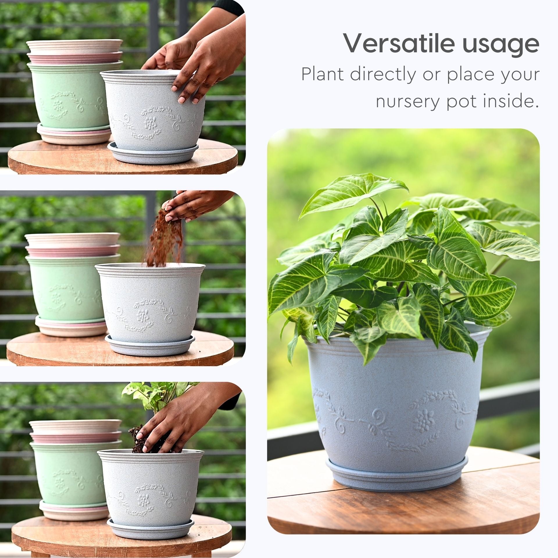 Earth Friendly Planters Leafy 10 image 5