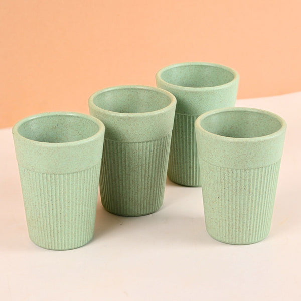 Earth Friendly Statement Chai Cups | Set of 4