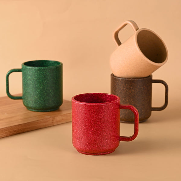 Earth Friendly Java Coffee Mug | Set of 4