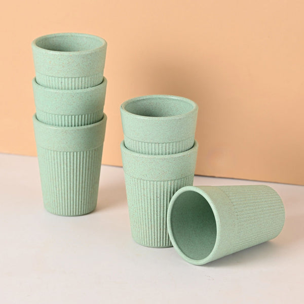 Earth Friendly Statement Chai Cups | Set of 6