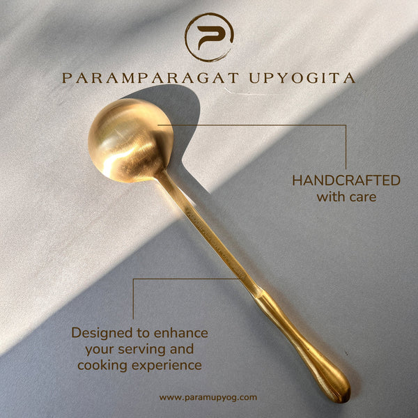 Paramparagat Upyogita Chaitanya  Brass Deep Ladle