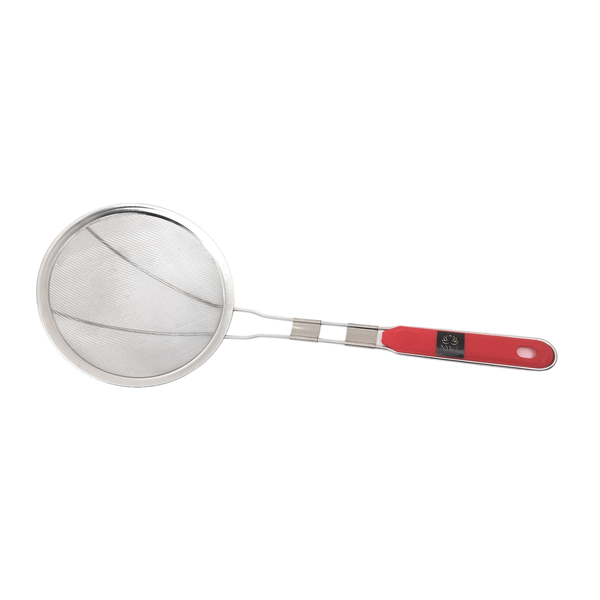 Stainless Steel Deep Fry Set with U-Shape Wooden Handle Jhara