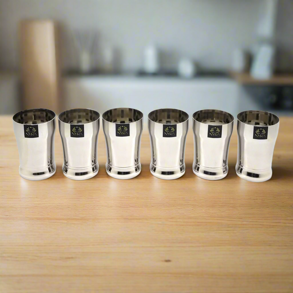 Stainless Steel Glass/Tumbler Set