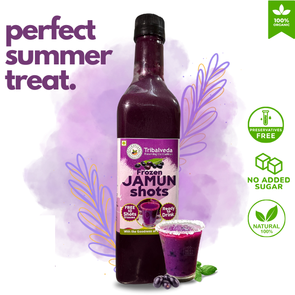 Frozen Jamun Shots 1L - 100% Pure