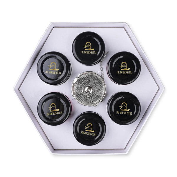 Serenity Tea Box - 6 Blended Tea With Infuser