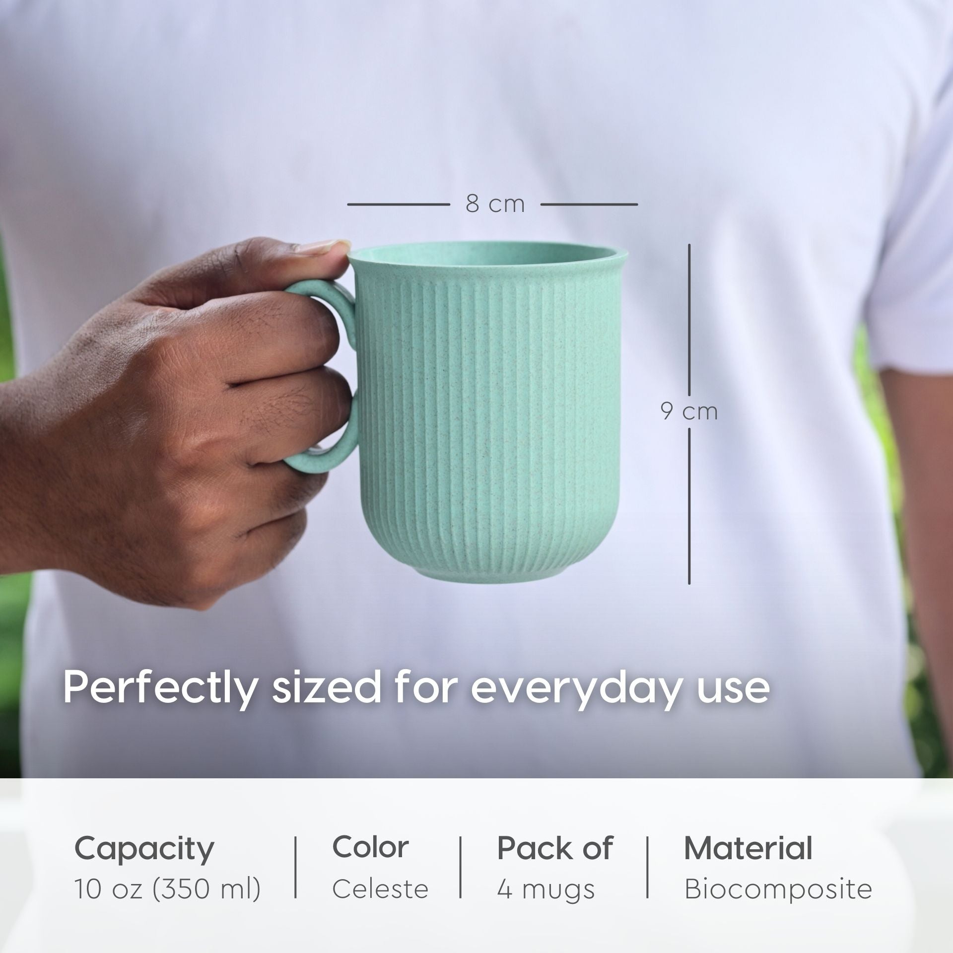 Statement Coffee Mug – Set of 4 | 350 ml