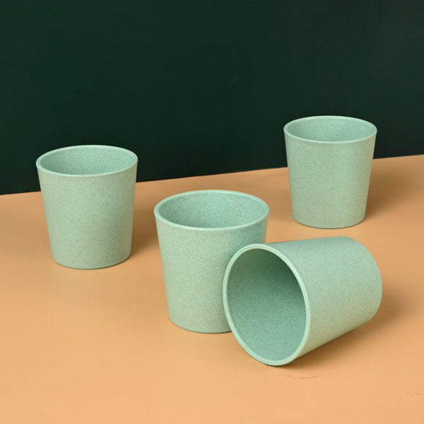 Earth Friendly Small Drinking Glass for Kids | Set of 4