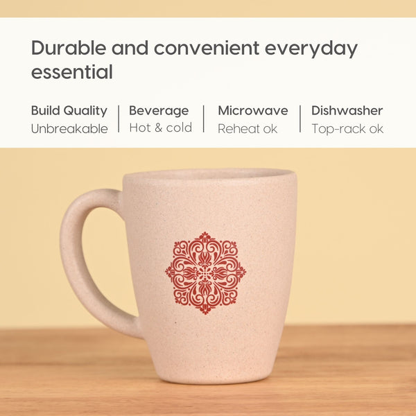 Earth Friendly Gifts | Mandala Printed Mug and Coasters Set of 2