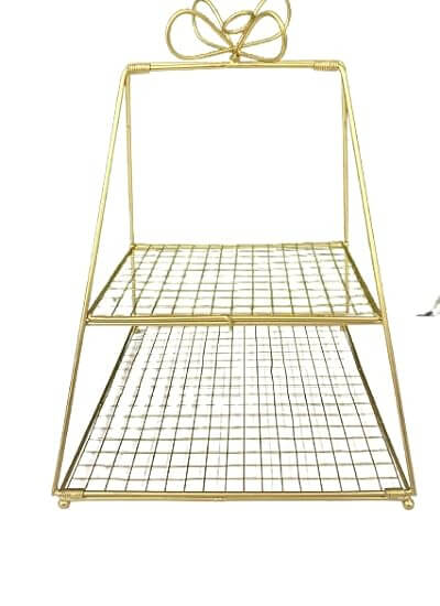 Two Tier Metal Basket (15 Inch)