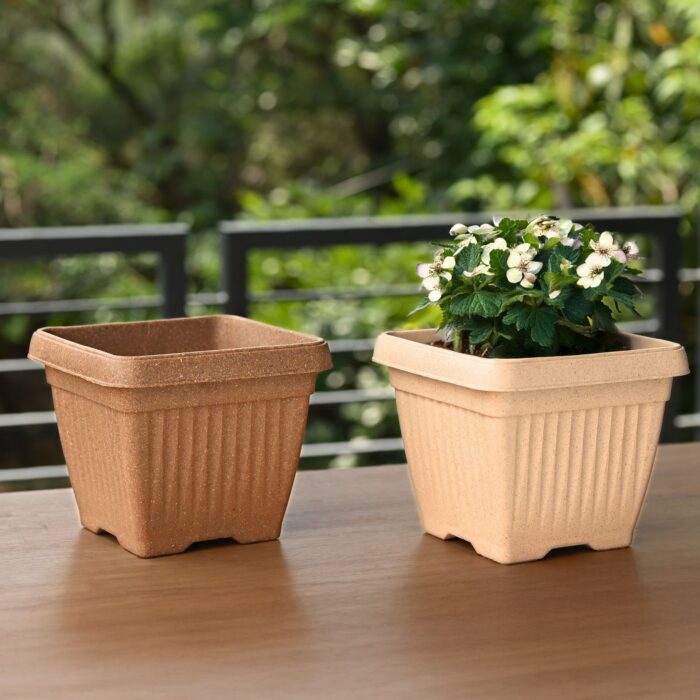 Earth Friendly Planters Bella Square image 1