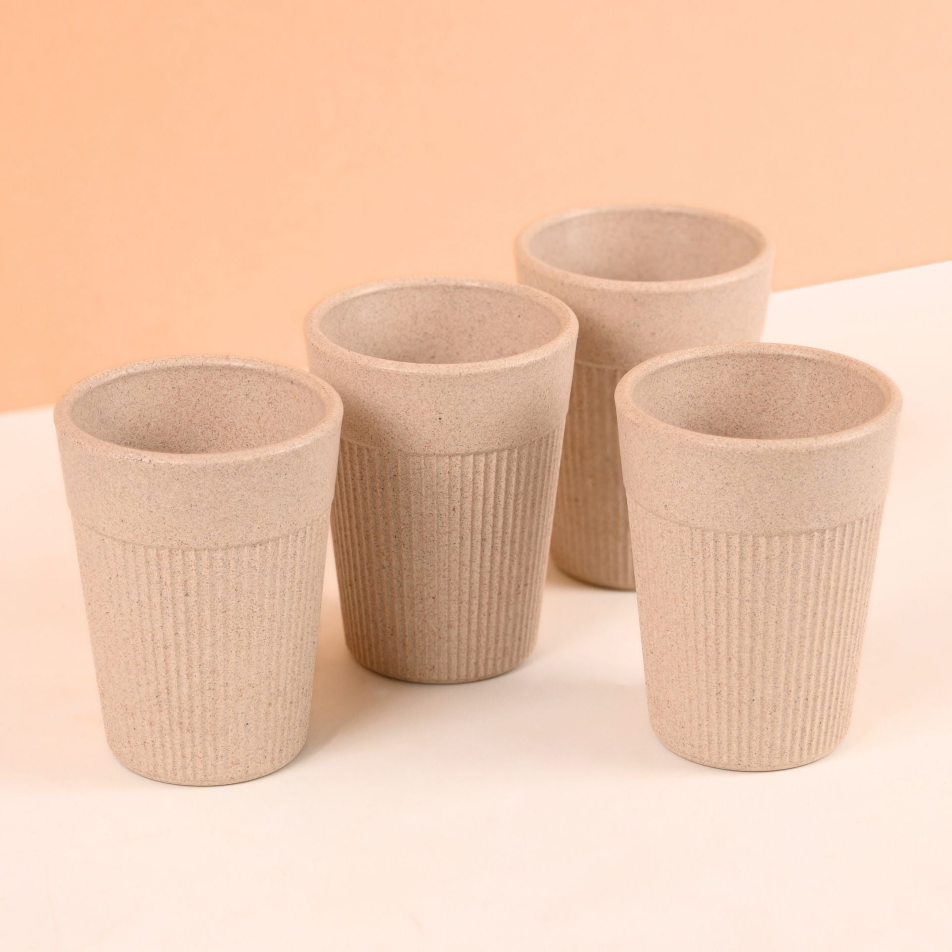Earth Friendly Statement Chai Cups | Set of 4