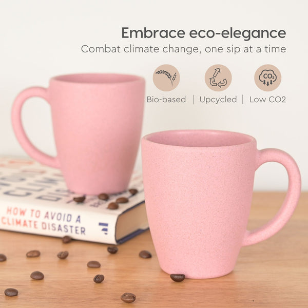Classic Mug 300 ml | Unbreakable Mugs Made with Rice Husk & Bamboo Fibers