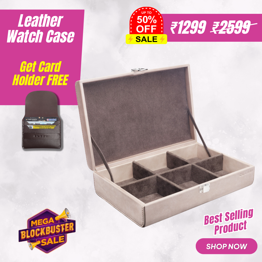 Luxury Leather Watch Case