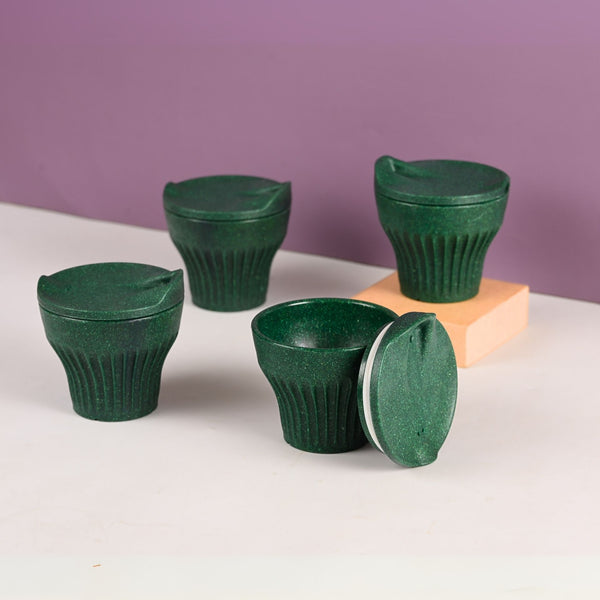 Eha Earth Friendly Rafter Coffee Mug with Lid | Set of 4