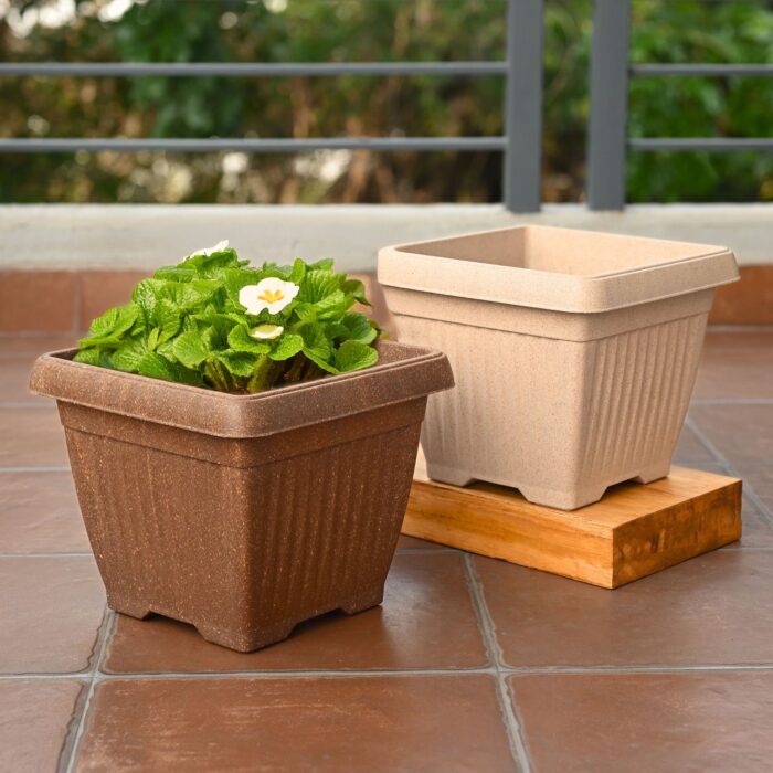 Earth Friendly Planters Bella Square image 1
